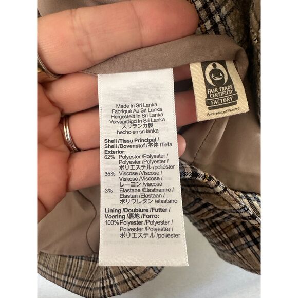 Madewell Caldwell Double-Breasted Blazer in Prejean Plaid Oversized Size XXS - Picture 8 of 10